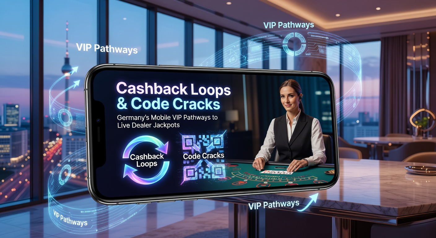Smartphone mit Cashback-Anzeige und Live-Dealer-Tisch im VIP-Bereich eines deutschen Online-Casinos