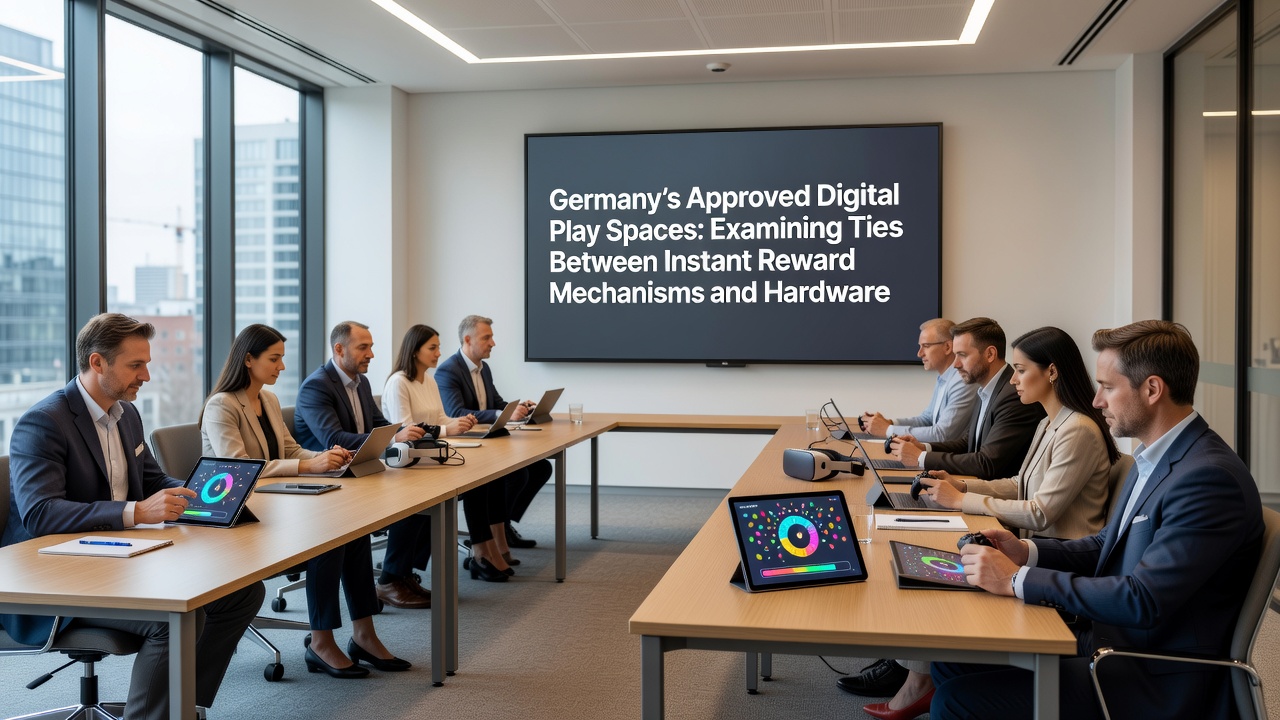 Darstellung der Interaktion zwischen Belohnungssystemen, Hardware und Statusstufen in digitalen Spielräumen