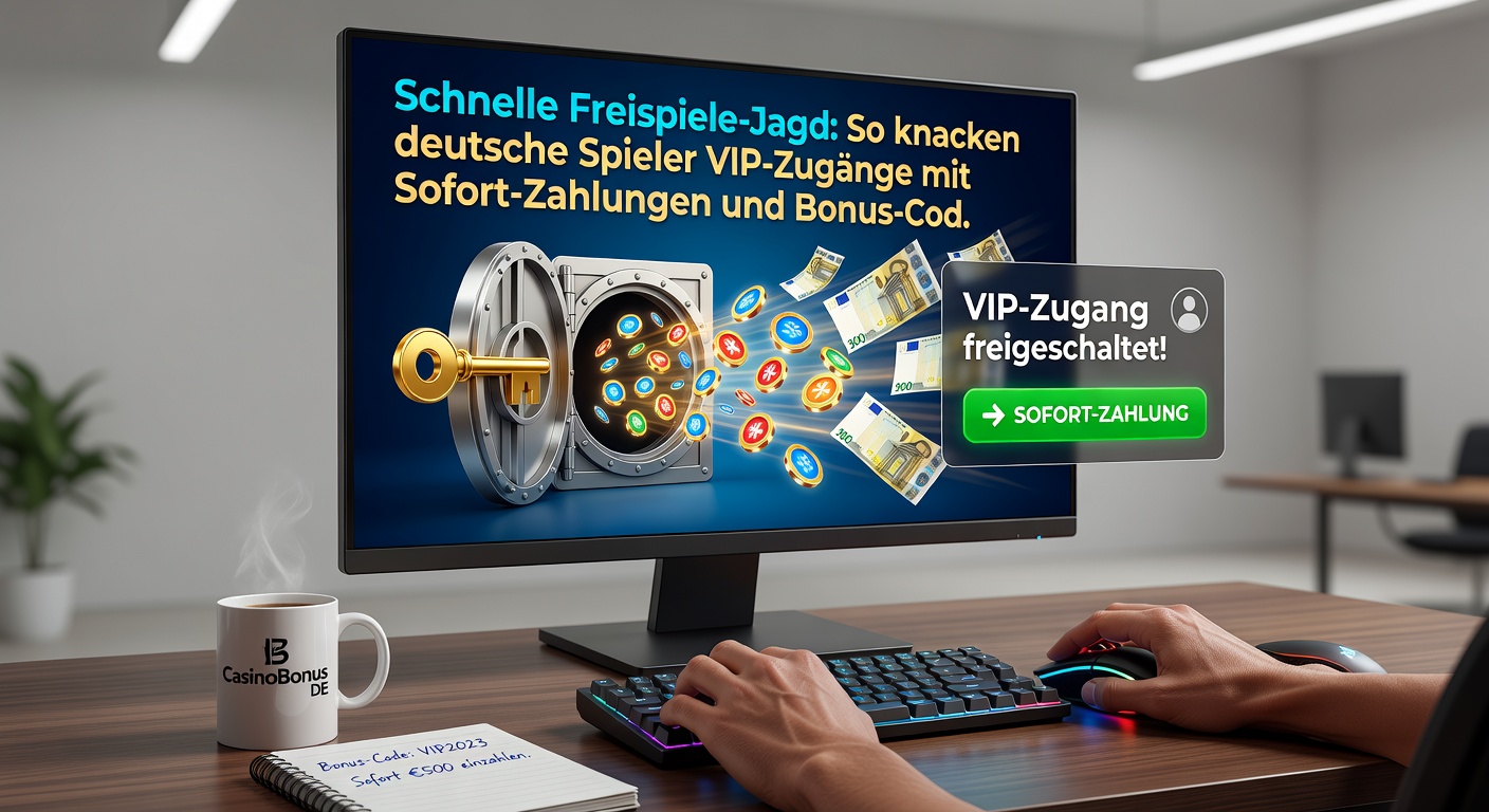 Bonus-Code-Eingabe auf einem Smartphone führt zu explodierenden Freispielen und VIP-Stufen, mit Sofort-Zahlungs-Icons im Hintergrund